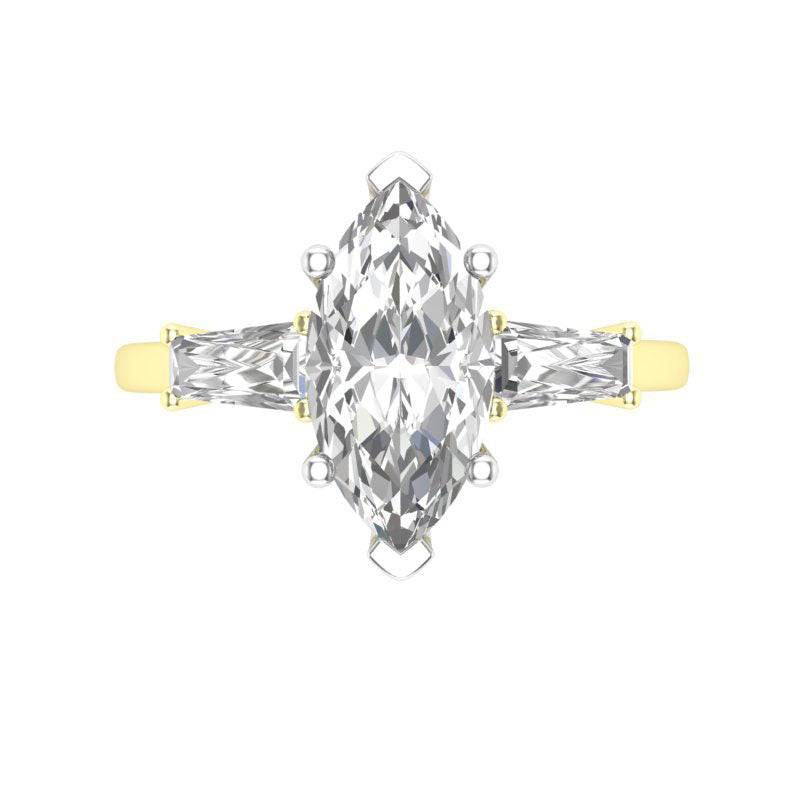 Maxine Build Your Own Earth Born Diamond Engagement Ring 5/8ct