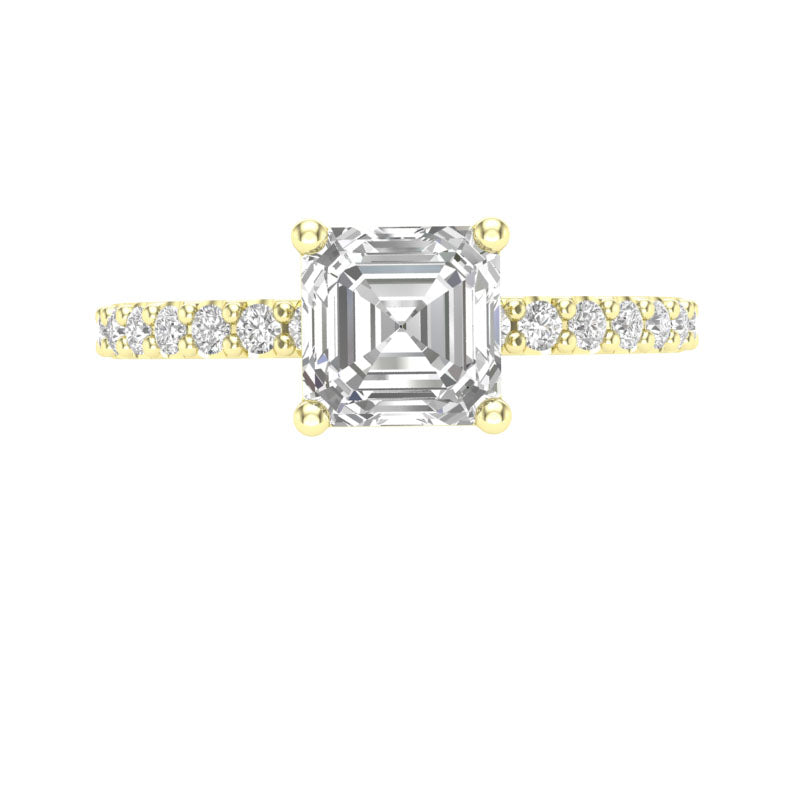 Gwyneth Build Your Own Earth Born Diamond Engagement Ring