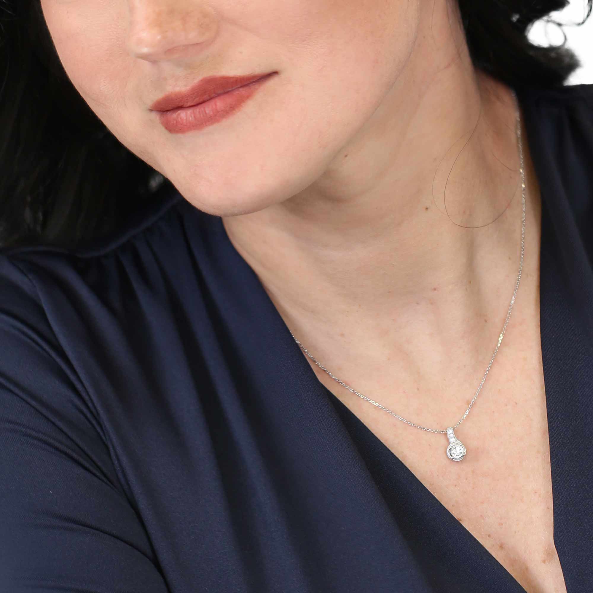 Silver Mirage Whirlwind Diamond Necklace – Steven Singer Jewelers