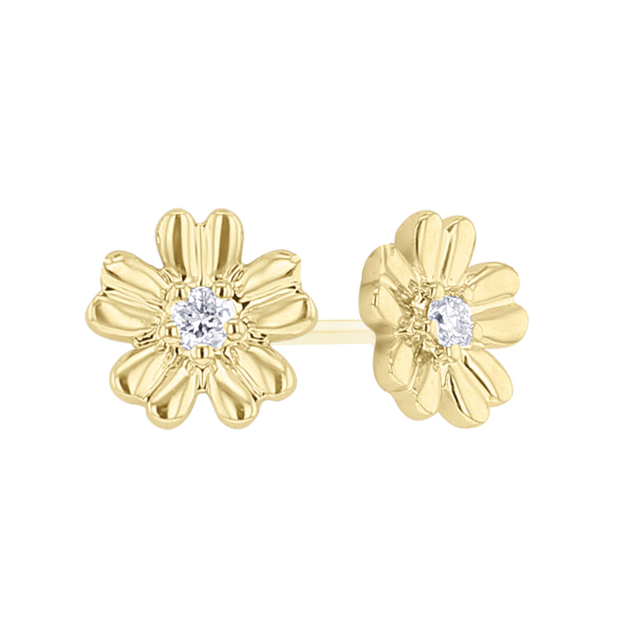Petite Blossom Diamond Earrings