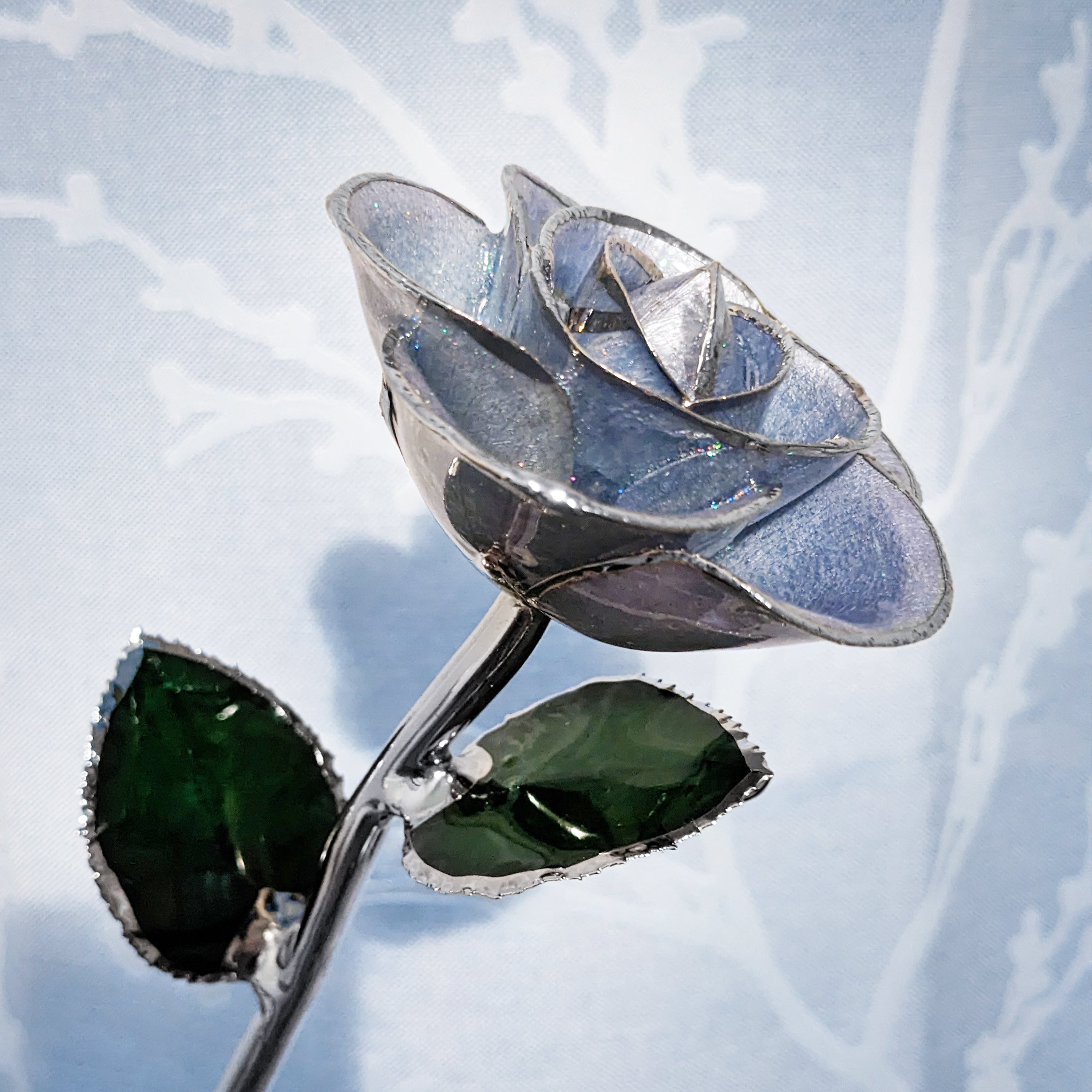 Mystic Blue Platinum Rose – Steven Singer Jewelers
