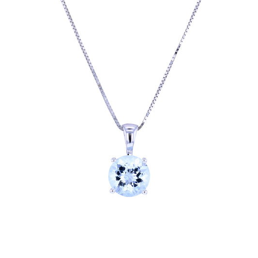Moonlight Aquamarine Necklace
