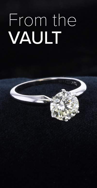 NEW! From the vault: GIA Certified Diamond Engagement Rings