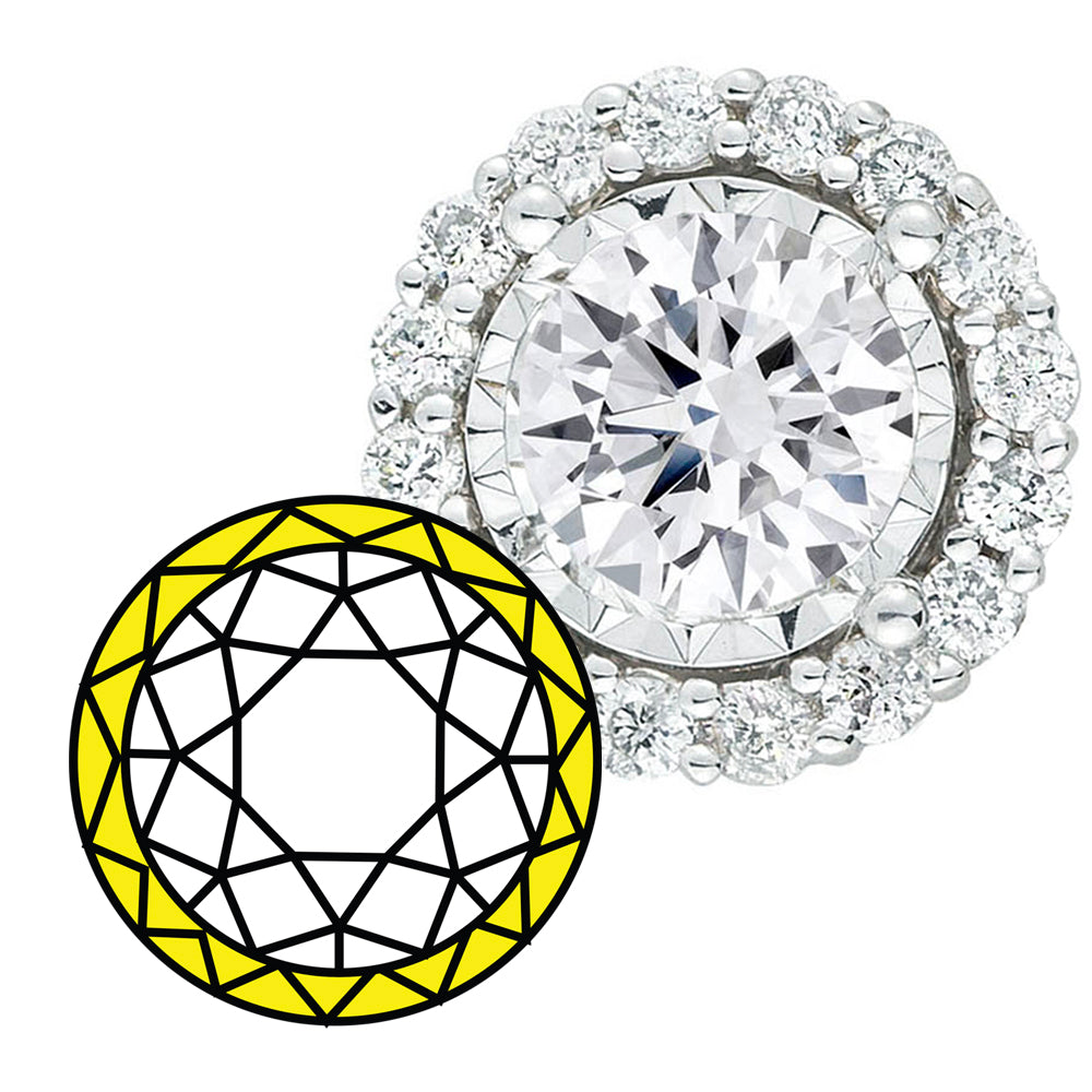 Majestic Mirage Swirl Ready for Love Black & White Diamond Engagement Ring