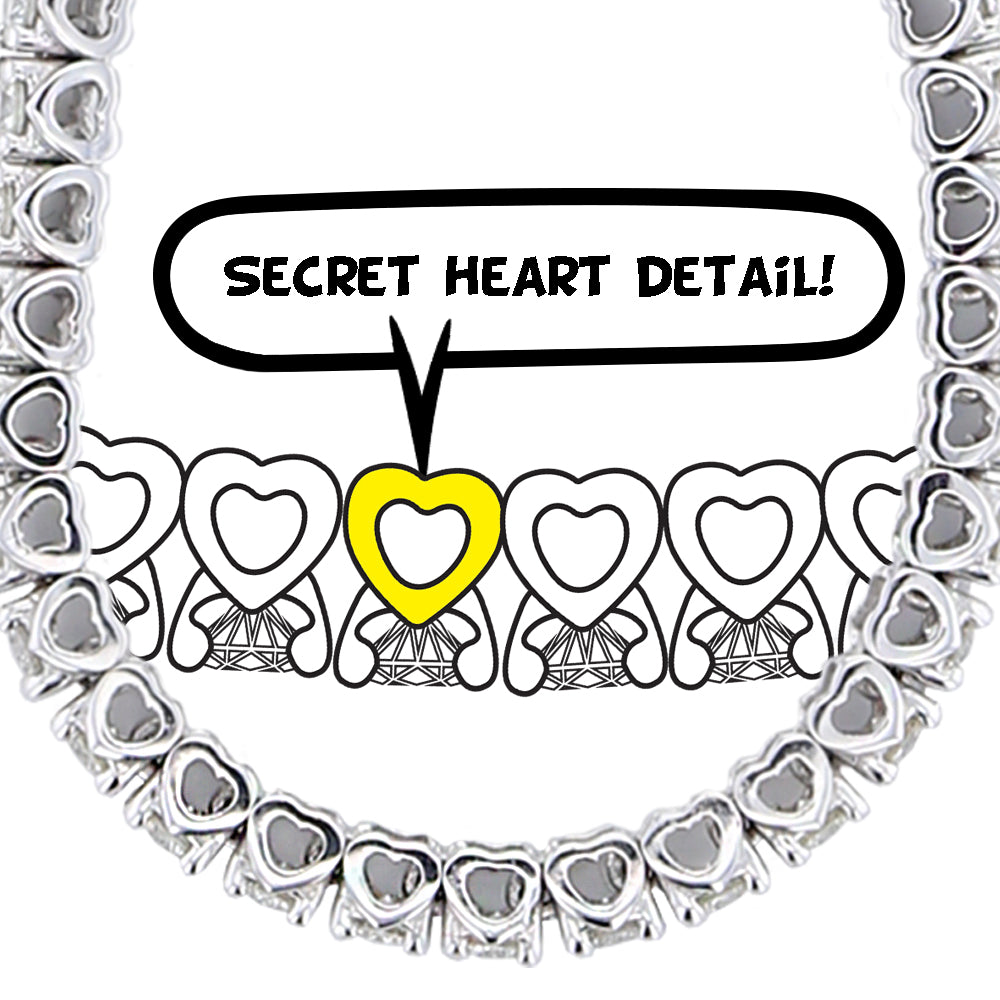 Romantic Diamond Tennis Bracelet 3/4ct