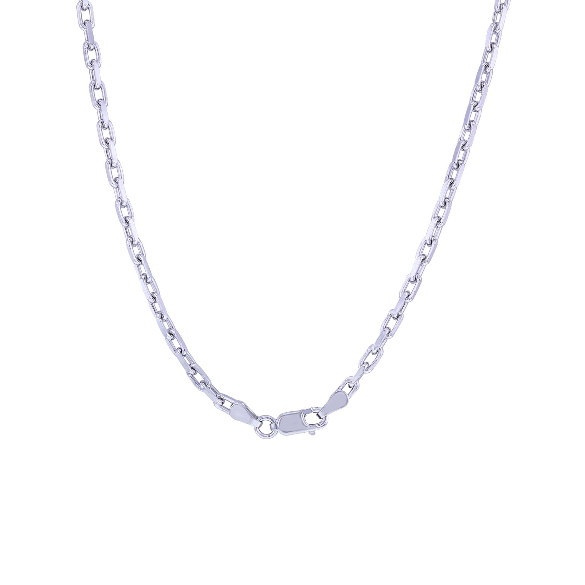 Silver Felix French Cable Chain Necklace
