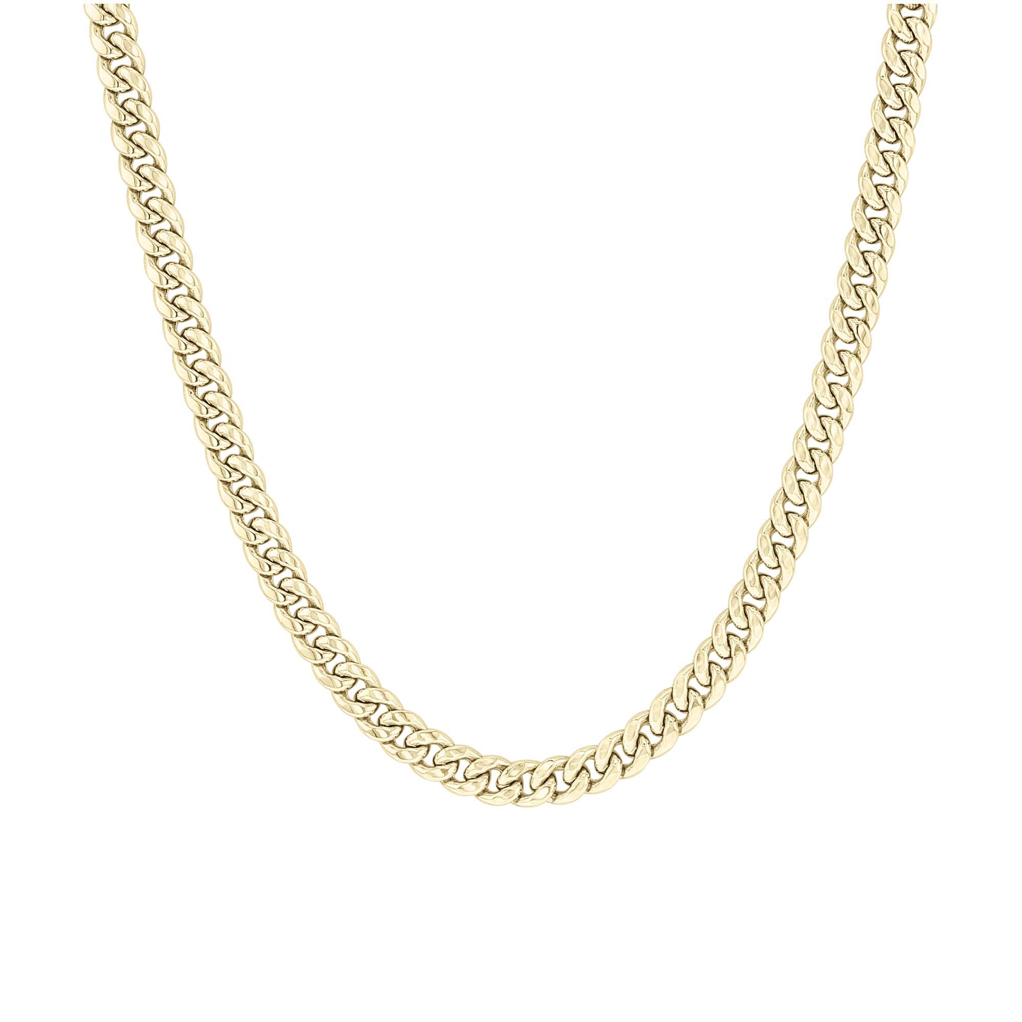 Romeo Gold Miami Cuban Link Chain Necklace 22"