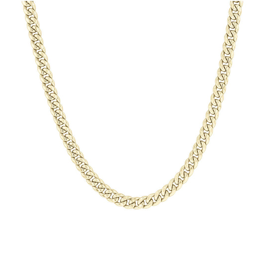 Romeo Gold Miami Cuban Link Chain Necklace 22"