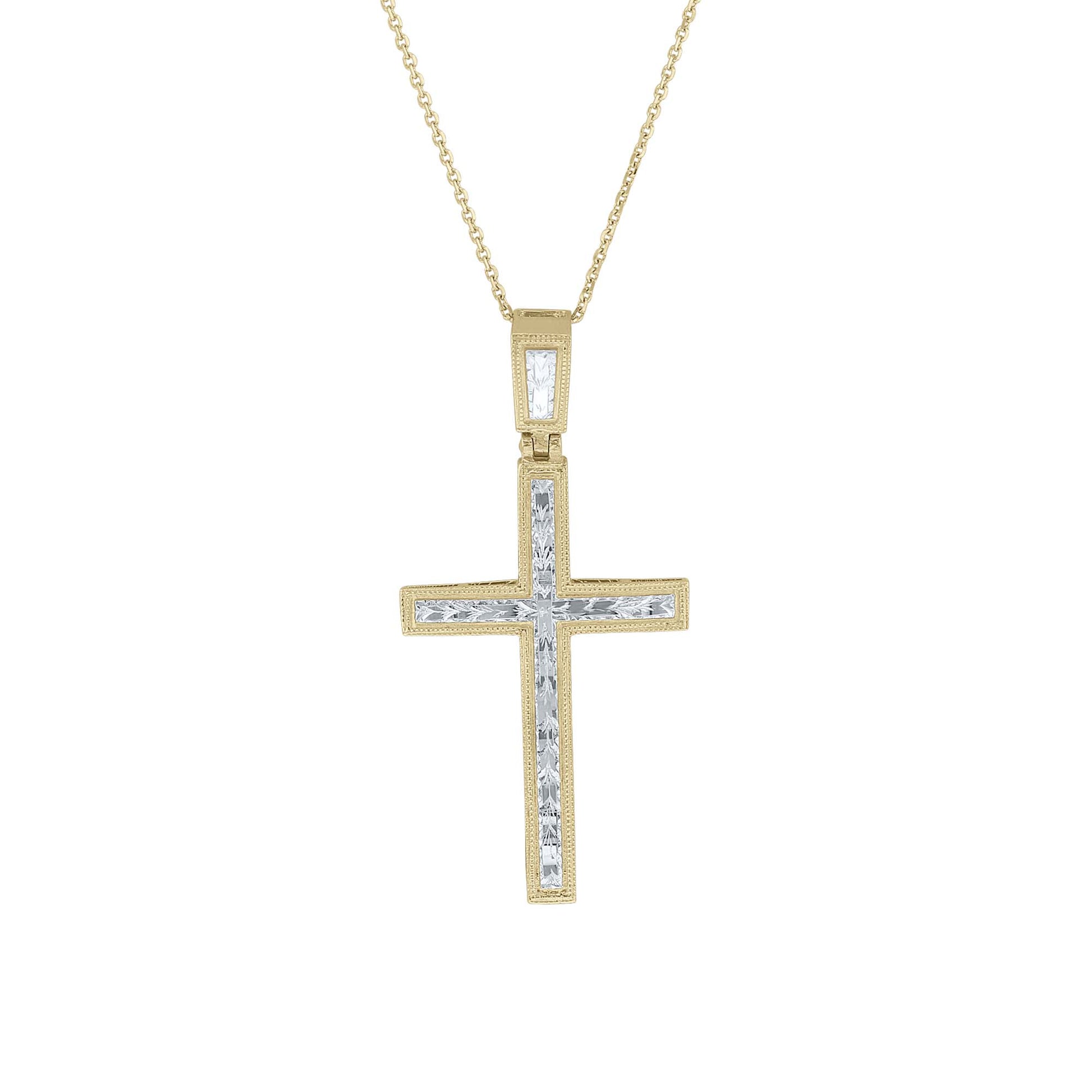 Assurance Gold Cross Necklace