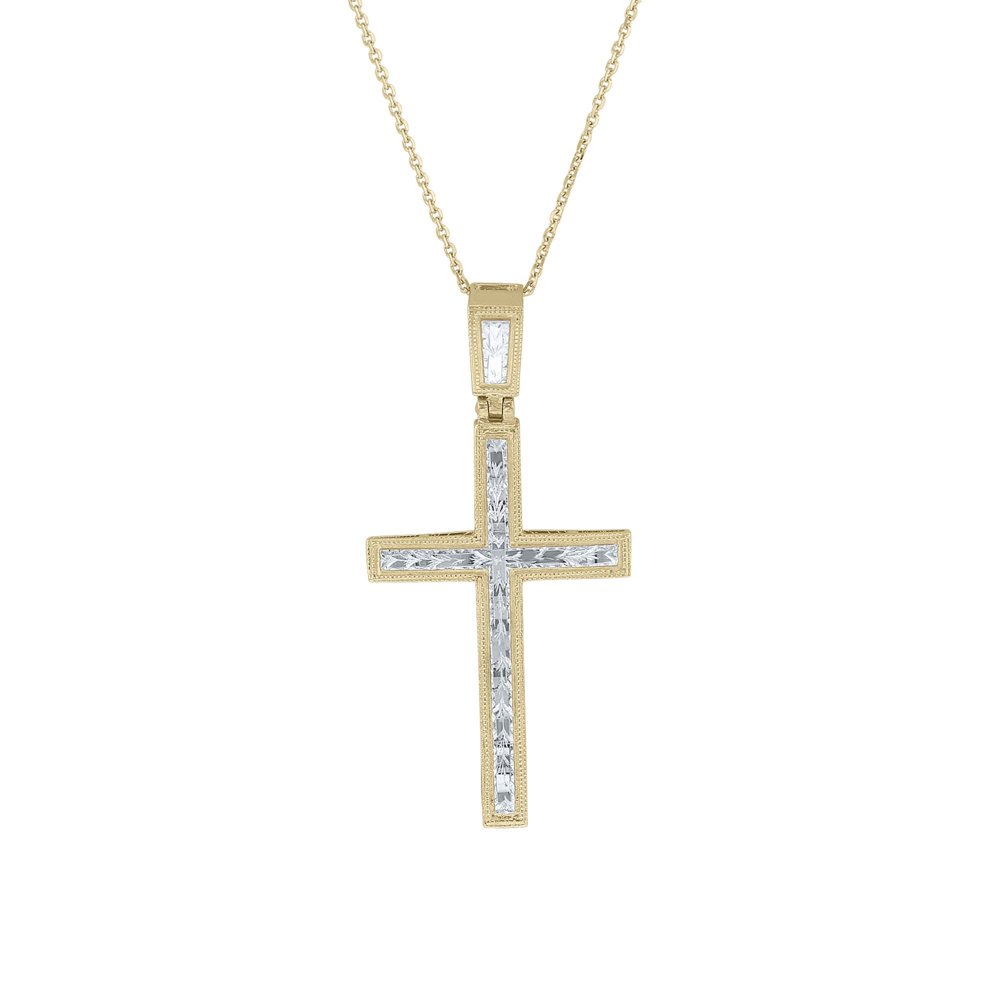 Assurance Gold Cross Necklace