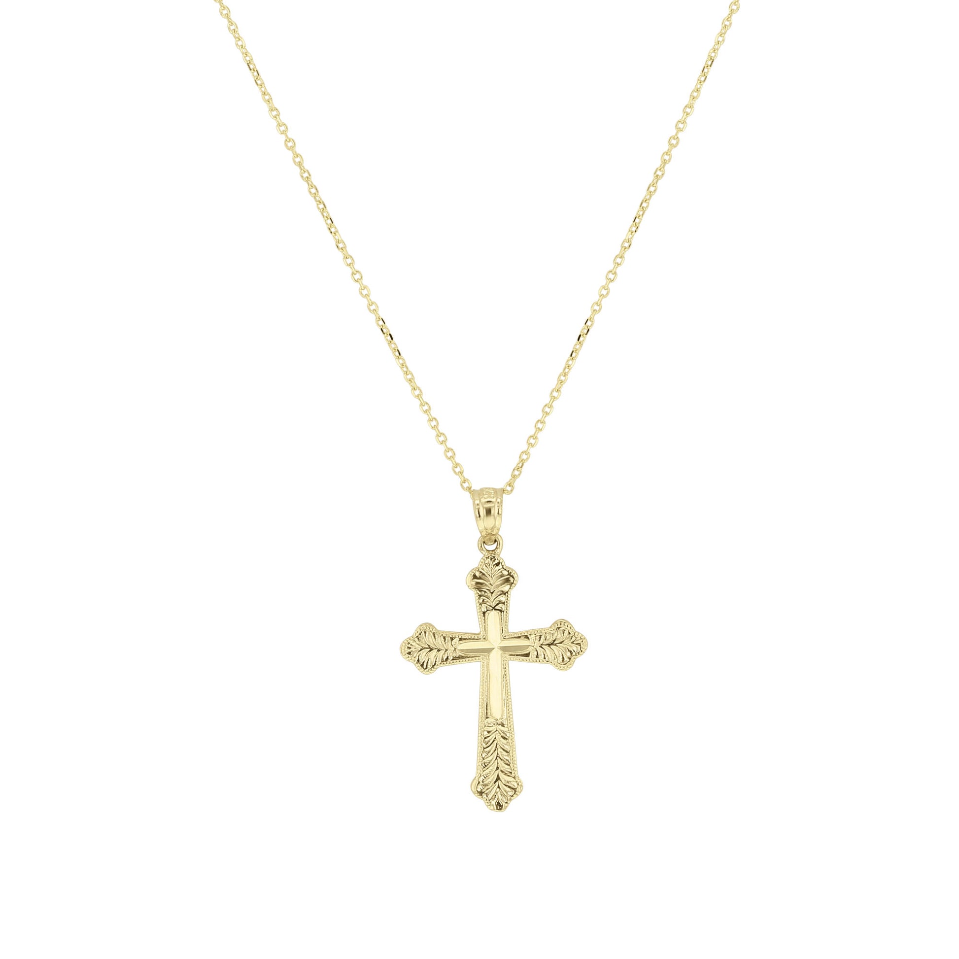 Sacred Gold Cross Necklace