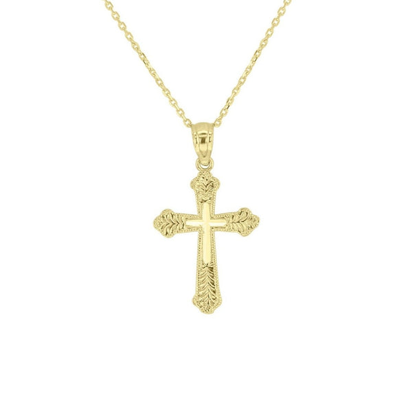 アクセサリー STUDIO SEVEN 7 Cross Gold Brass Necklace STUDIO SEVEN 7 Cross Gold Brass Necklace