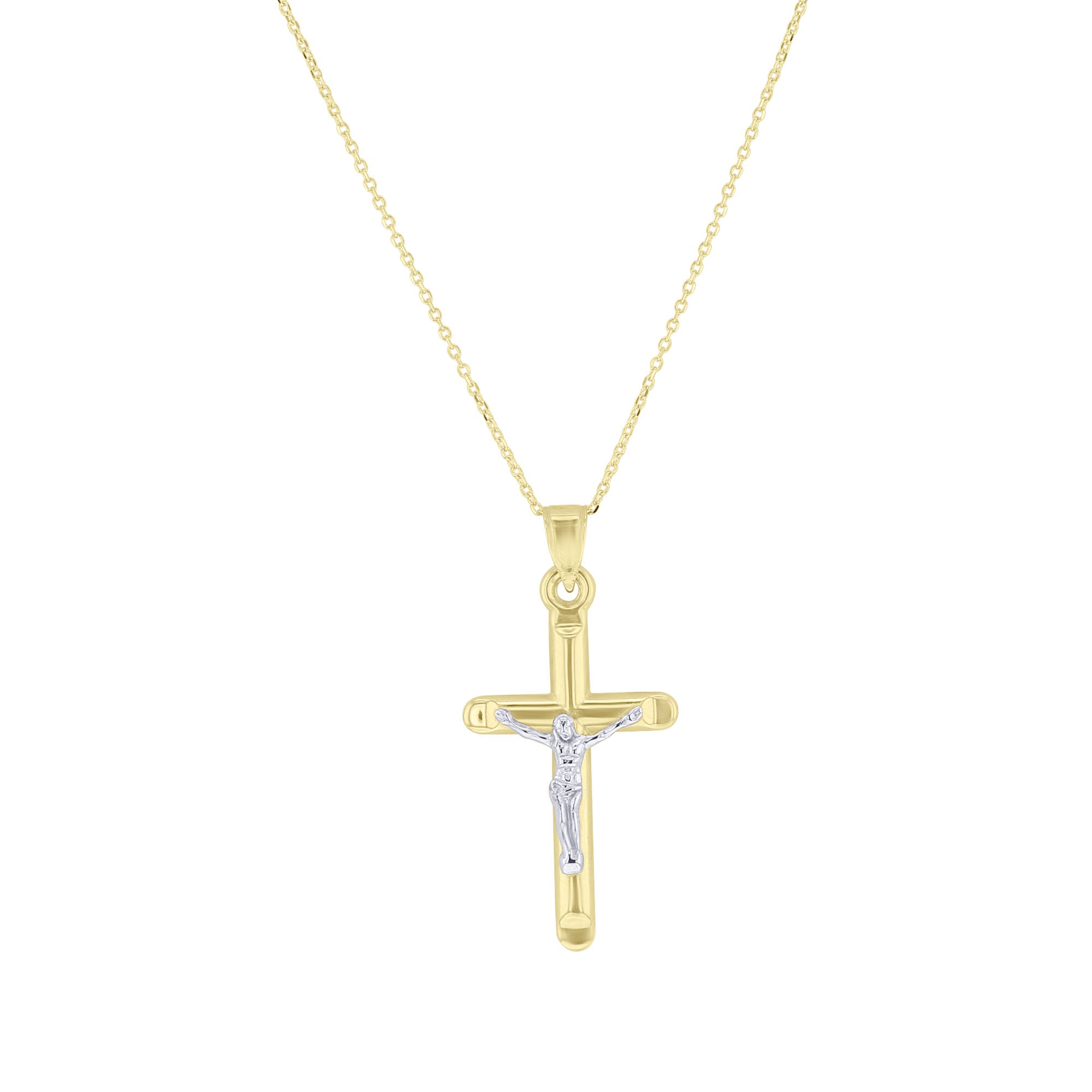 Redemption Gold Crucifix Necklace