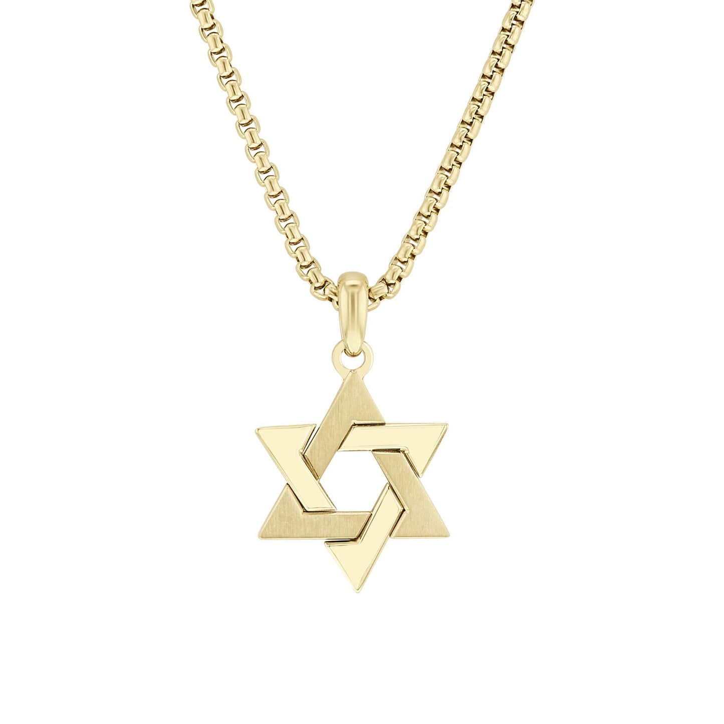 Star of David Stainless Steel Necklace