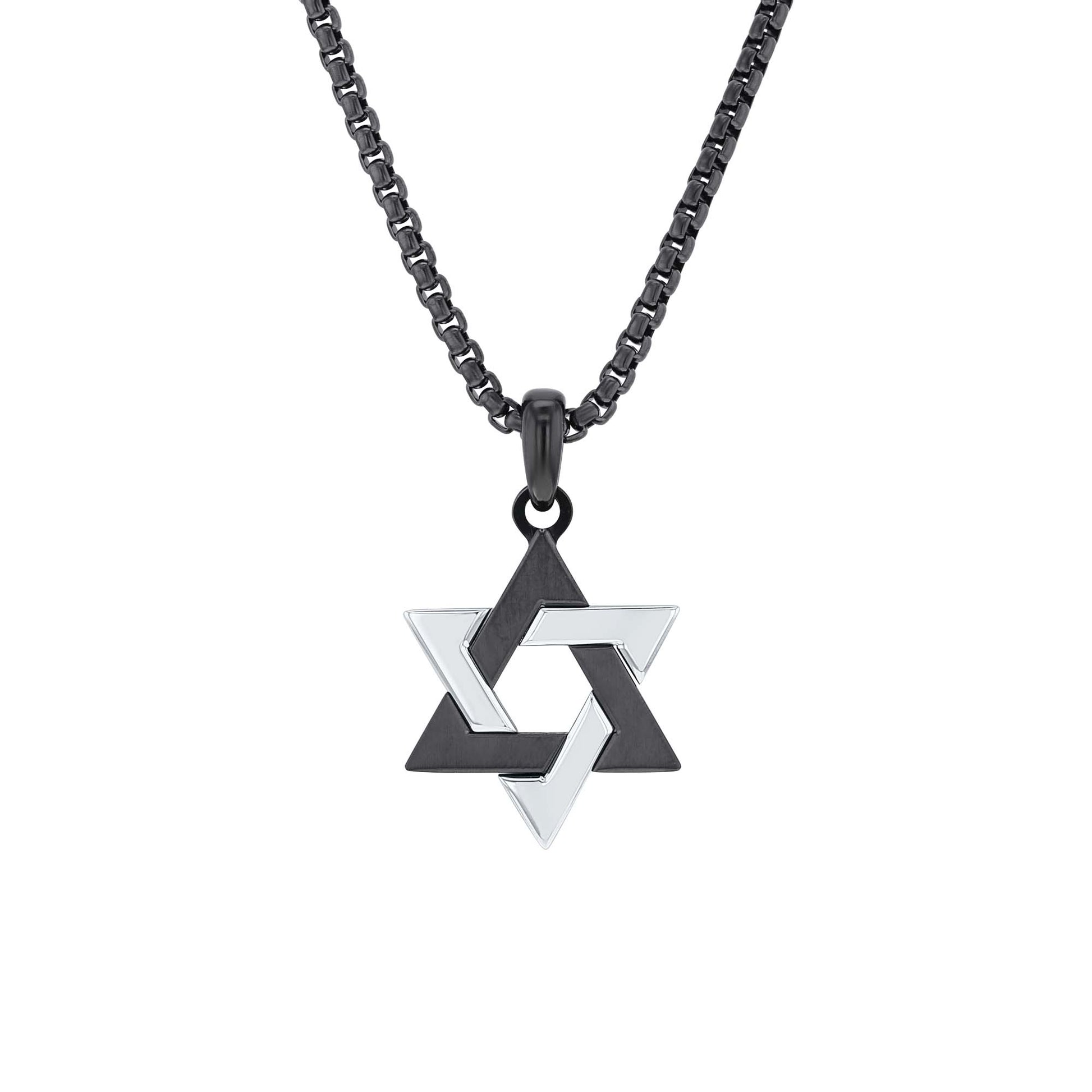 Star of David Stainless Steel Necklace