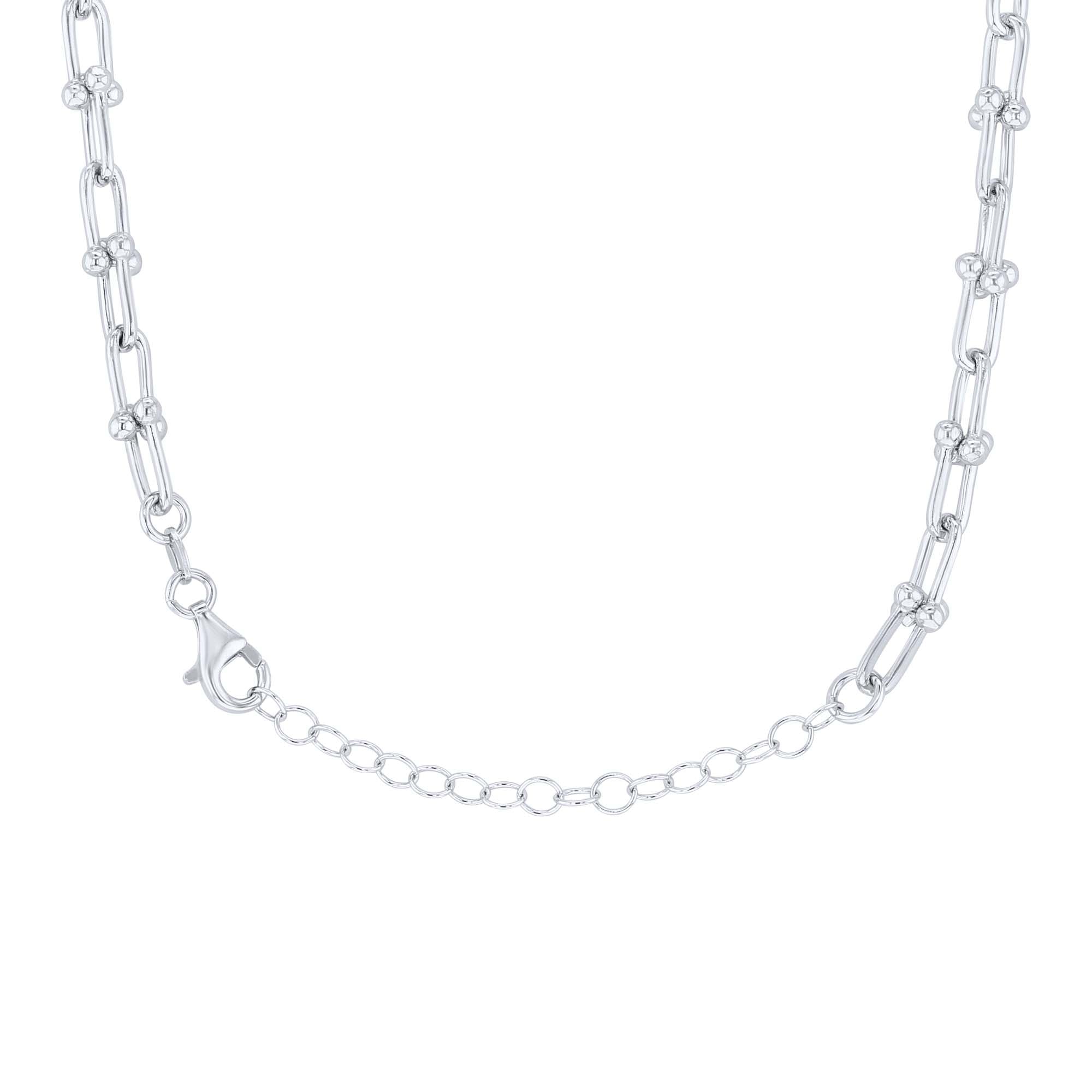 Silver Unforgettable U-Link Chain Necklace – Steven Singer Jewelers