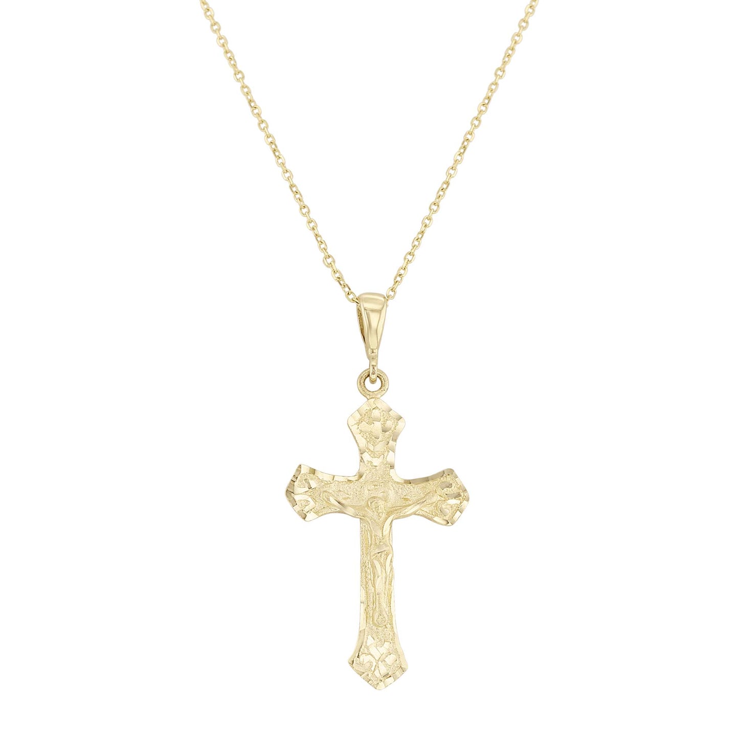 Reclamation Gold Crucifix Necklace