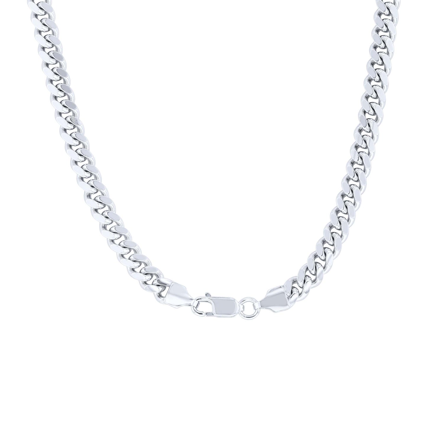 Silver Manny Cuban Link Chain