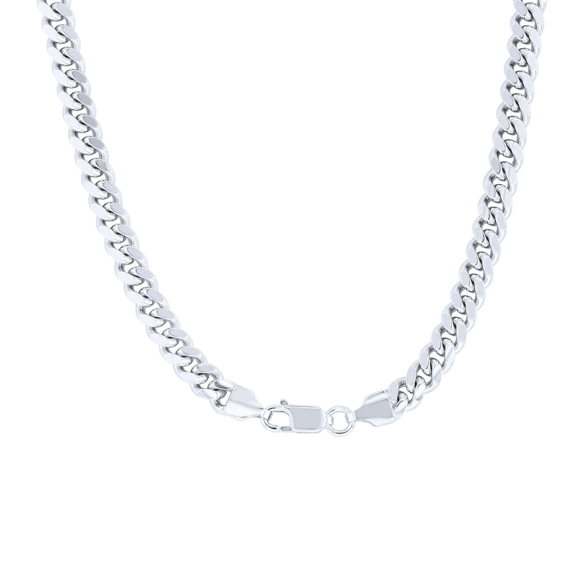 Silver Manny Cuban Link Chain