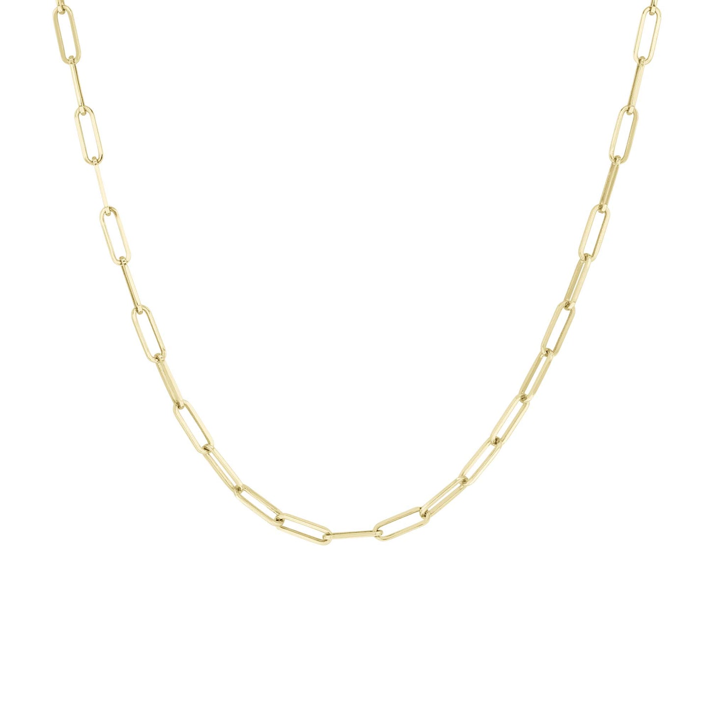 Paxton Paper Clip Gold Chain Necklace