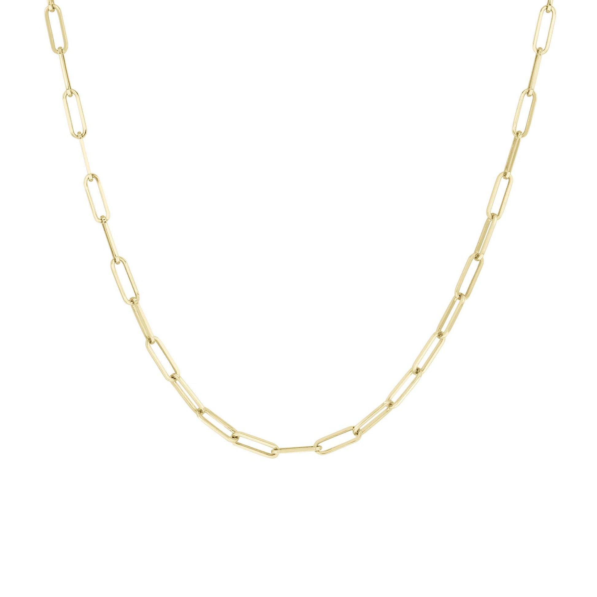 Paxton Paper Clip Gold Chain Necklace