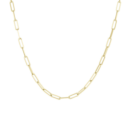 Paxton Paper Clip Gold Chain Necklace