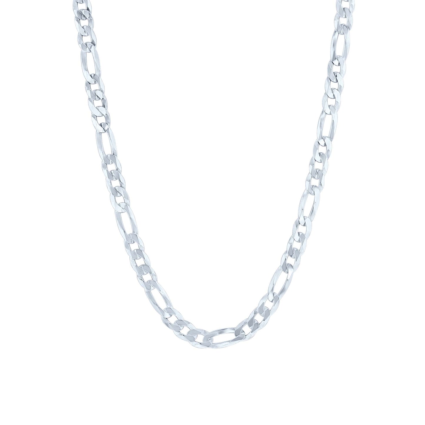 Silver Furio Figaro Chain Necklace