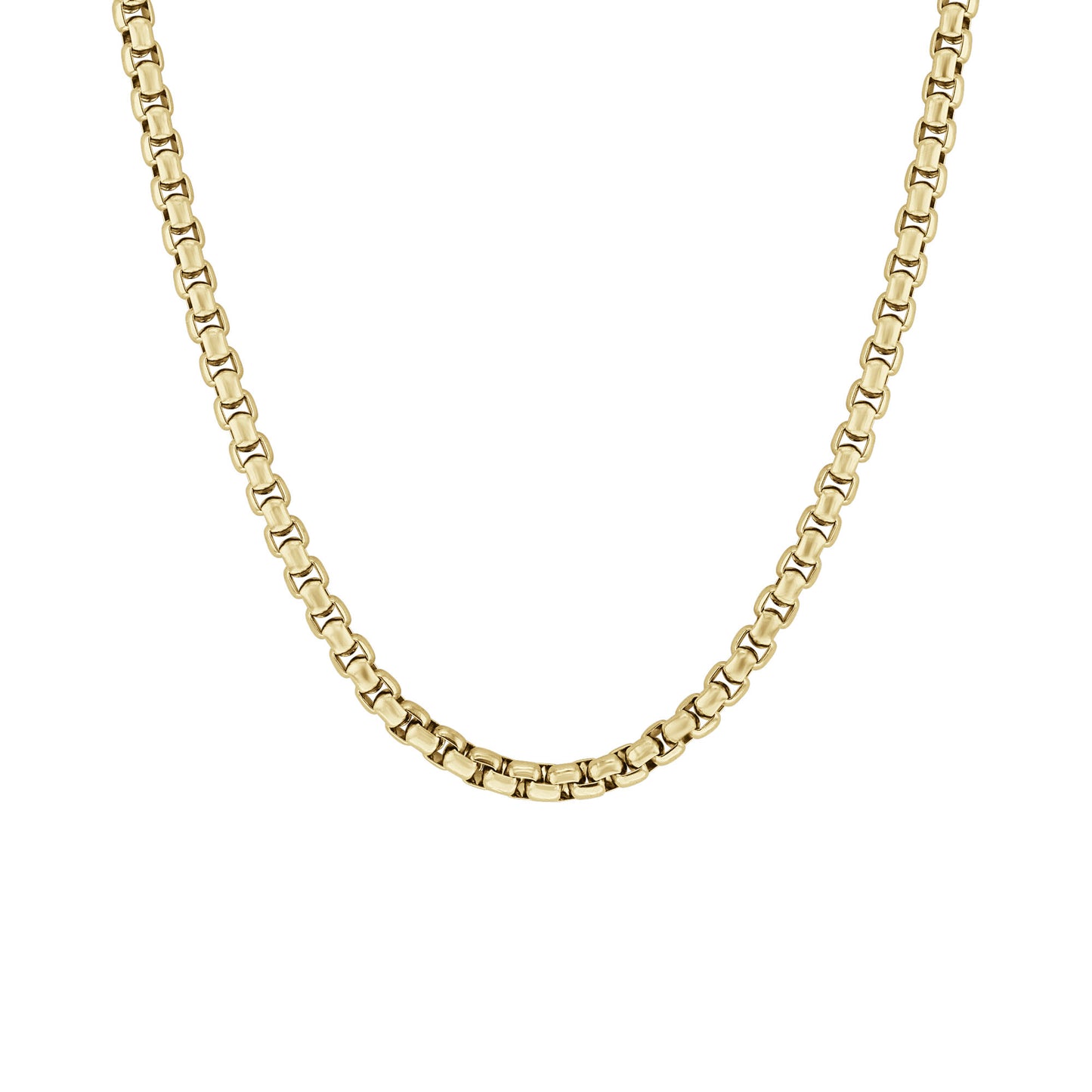 Wilson Stainless Steel Box Chain Necklace - 3.5mm