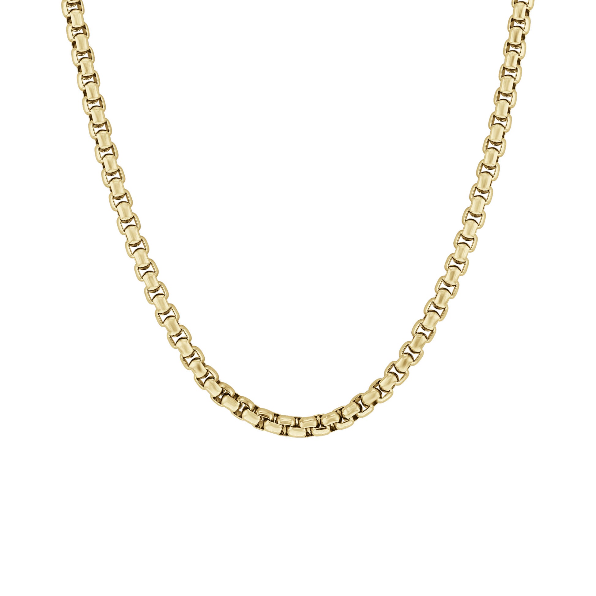 Wilson Stainless Steel Box Chain Necklace - 3.5mm
