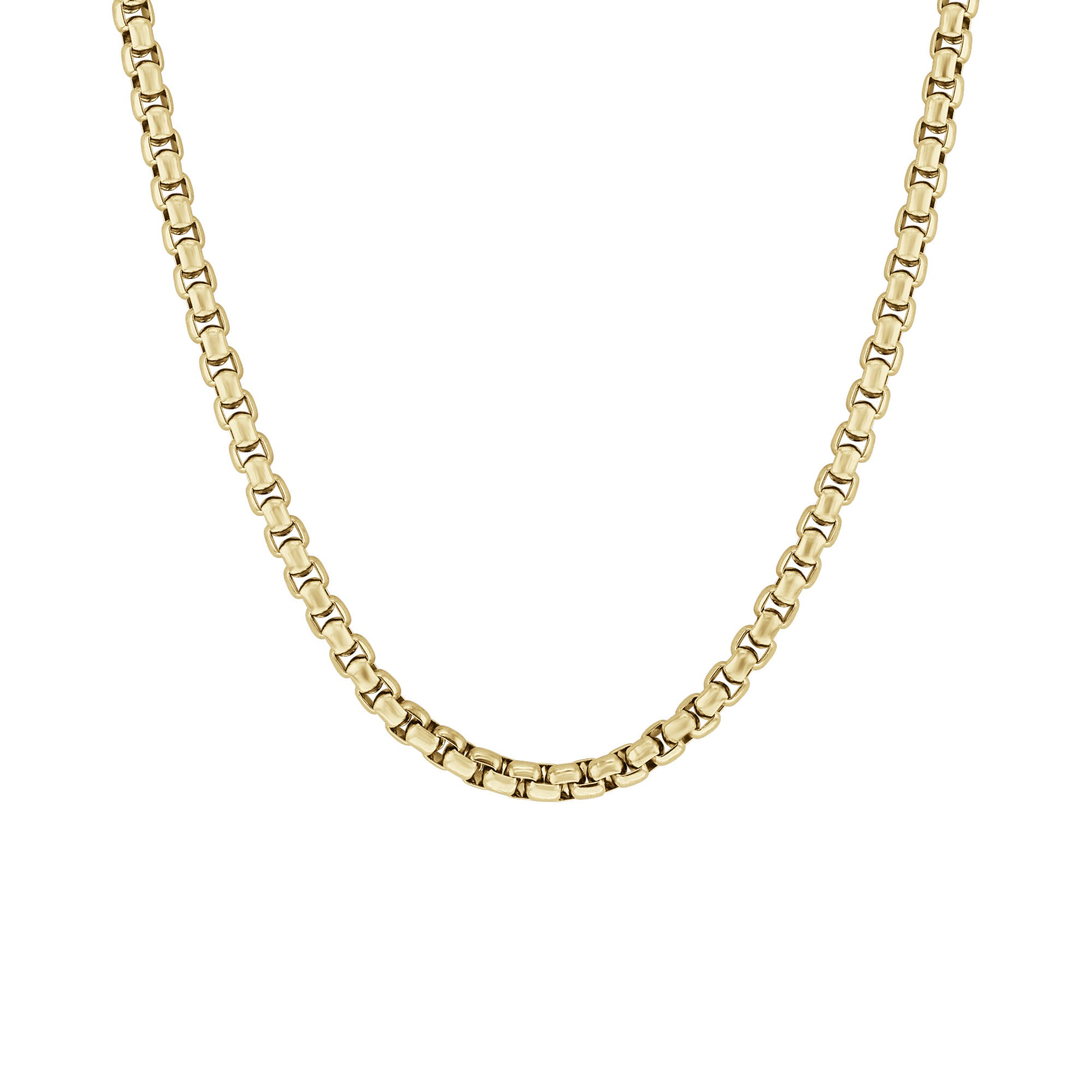 Wilson Stainless Steel Box Chain Necklace - 3.5mm