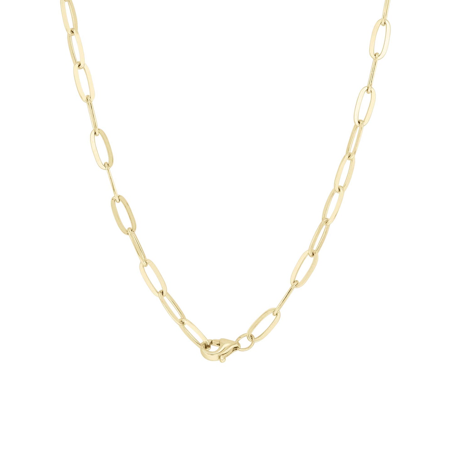 Piper Paper Clip Gold Chain Necklace