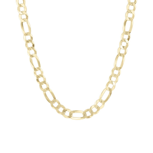 Franklin Silver & Gold Figaro Chain Necklace- 5.6mm