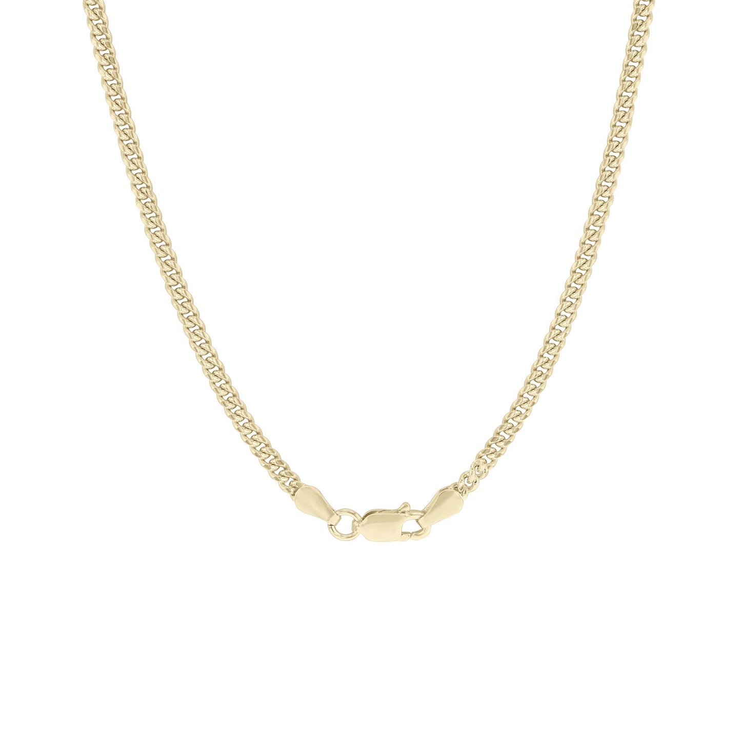 Franklin Silver & Gold Cuban Link Chain Necklace- 3mm