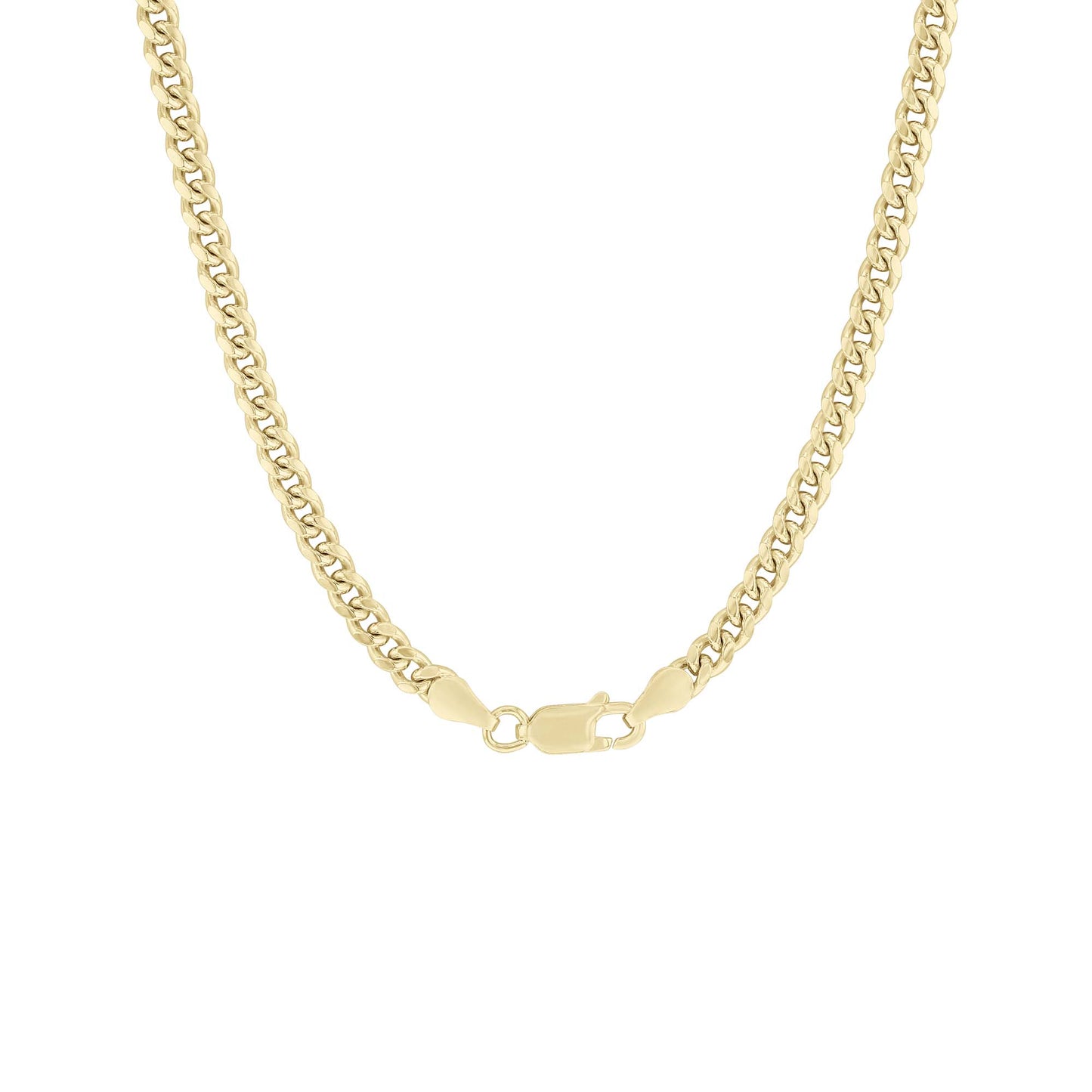 Franklin Silver & Gold Cuban Link Chain Necklace- 4.1mm