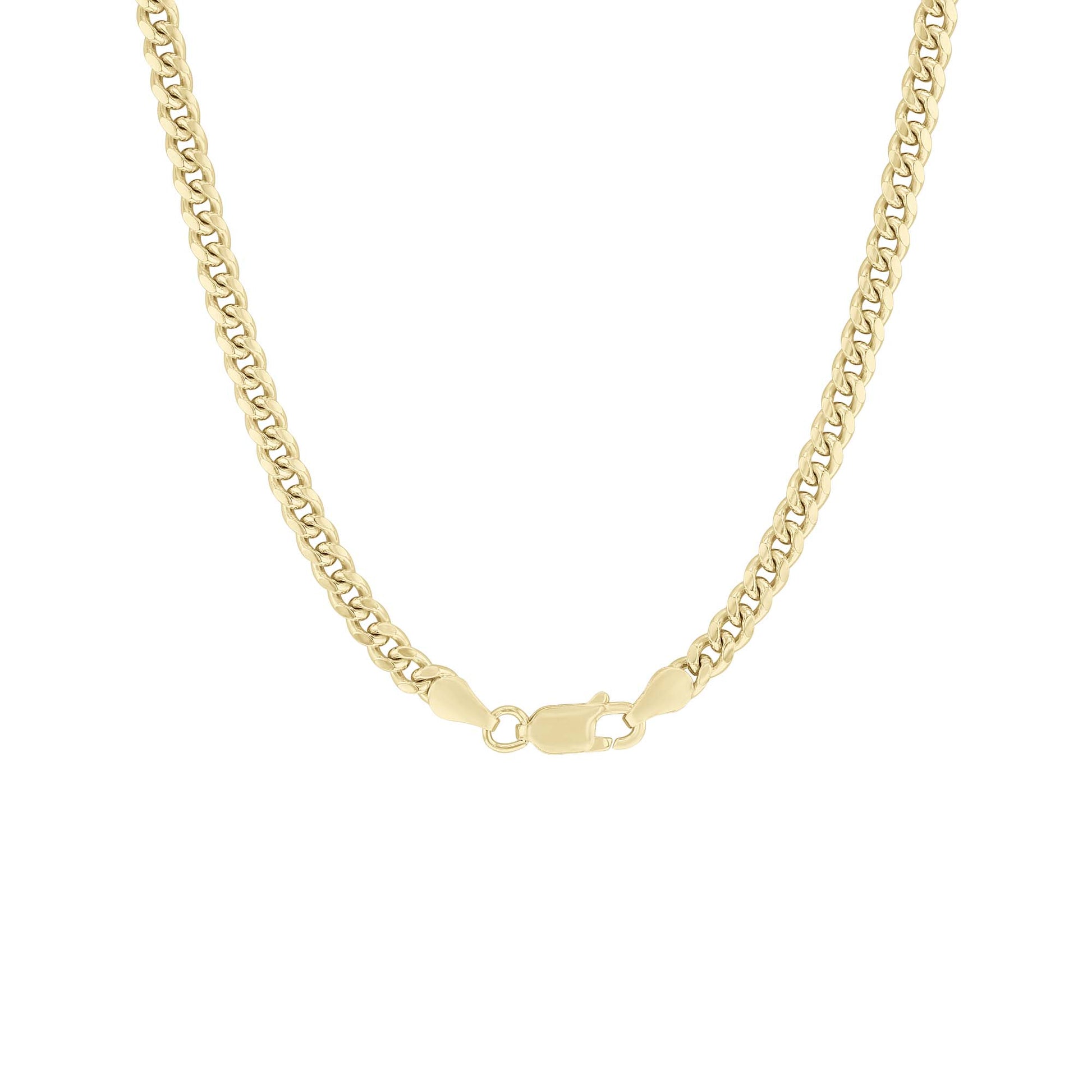Franklin Silver & Gold Cuban Link Chain Necklace- 4.1mm
