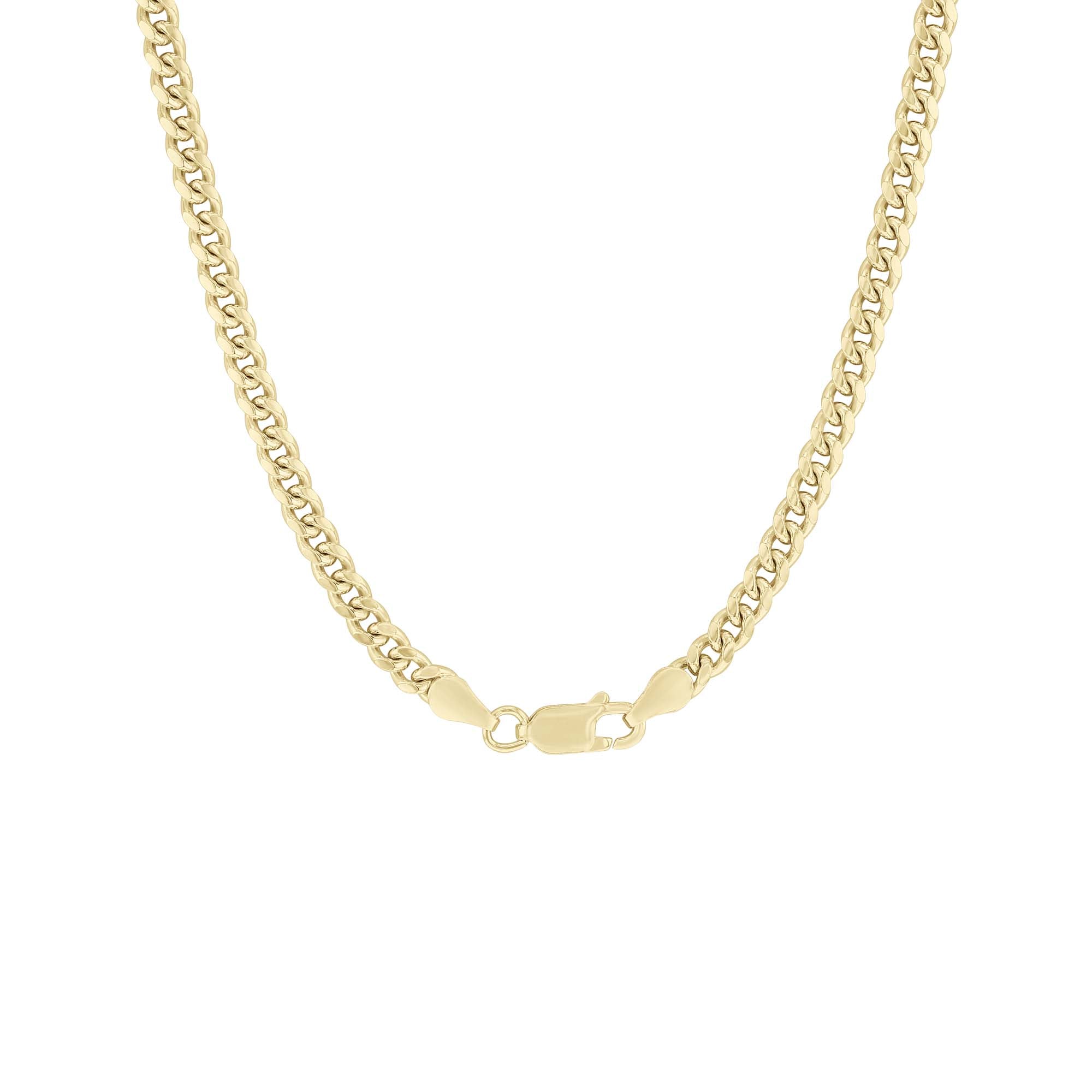 Franklin Silver & Gold Cuban Link Chain Necklace- 4.1mm