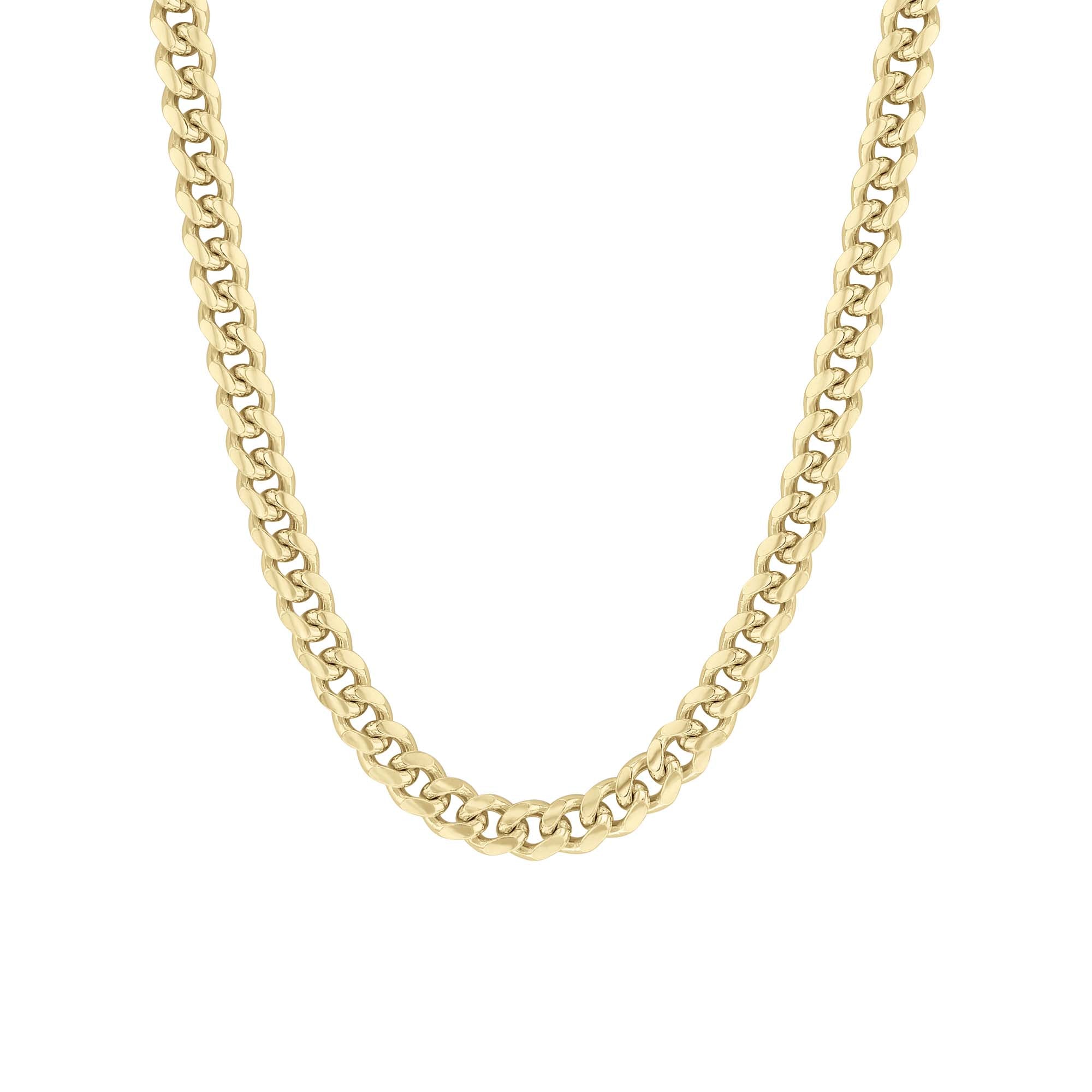 Franklin Silver & Gold Cuban Link Chain Necklace- 5.6mm