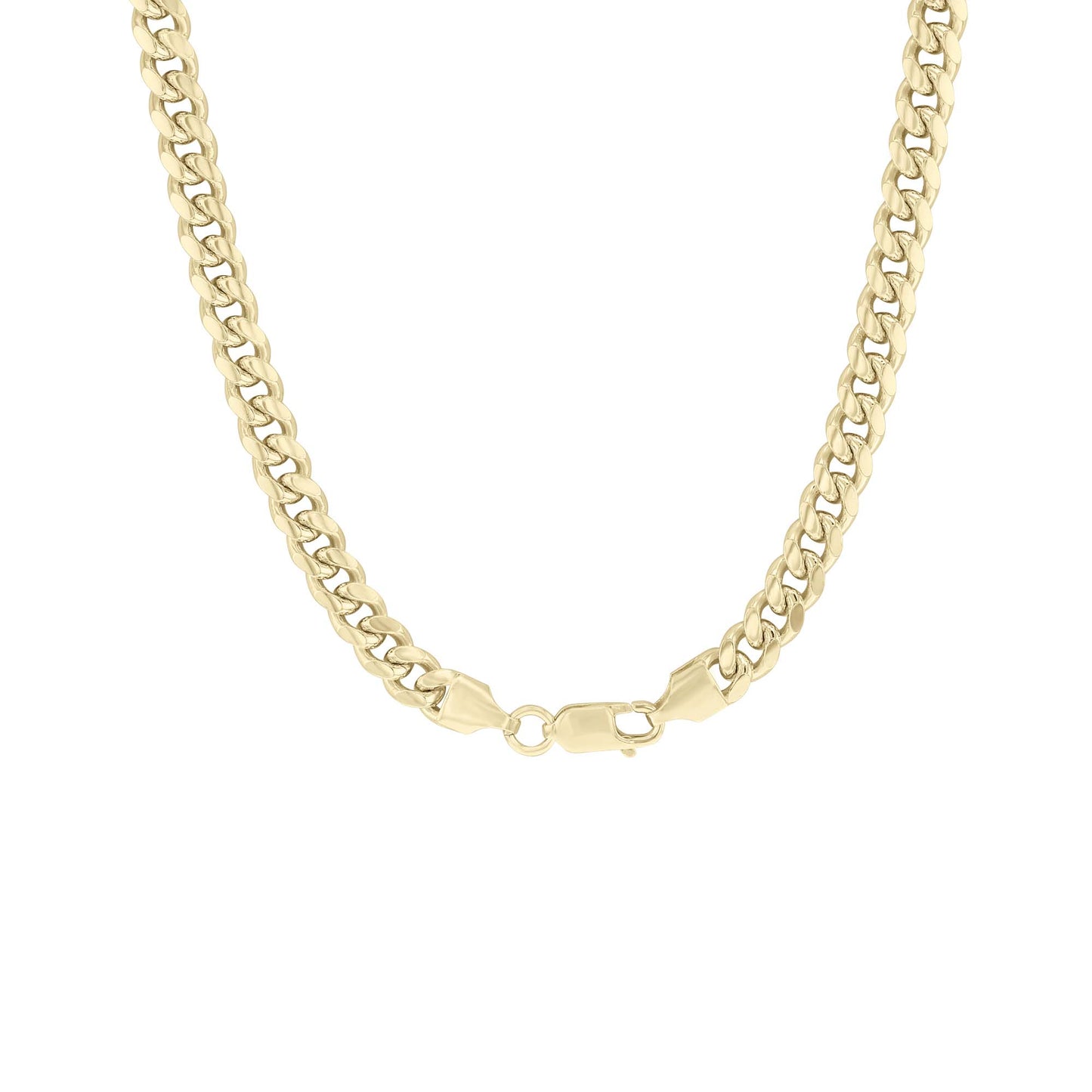 Franklin Silver & Gold Cuban Link Chain Necklace- 5.6mm