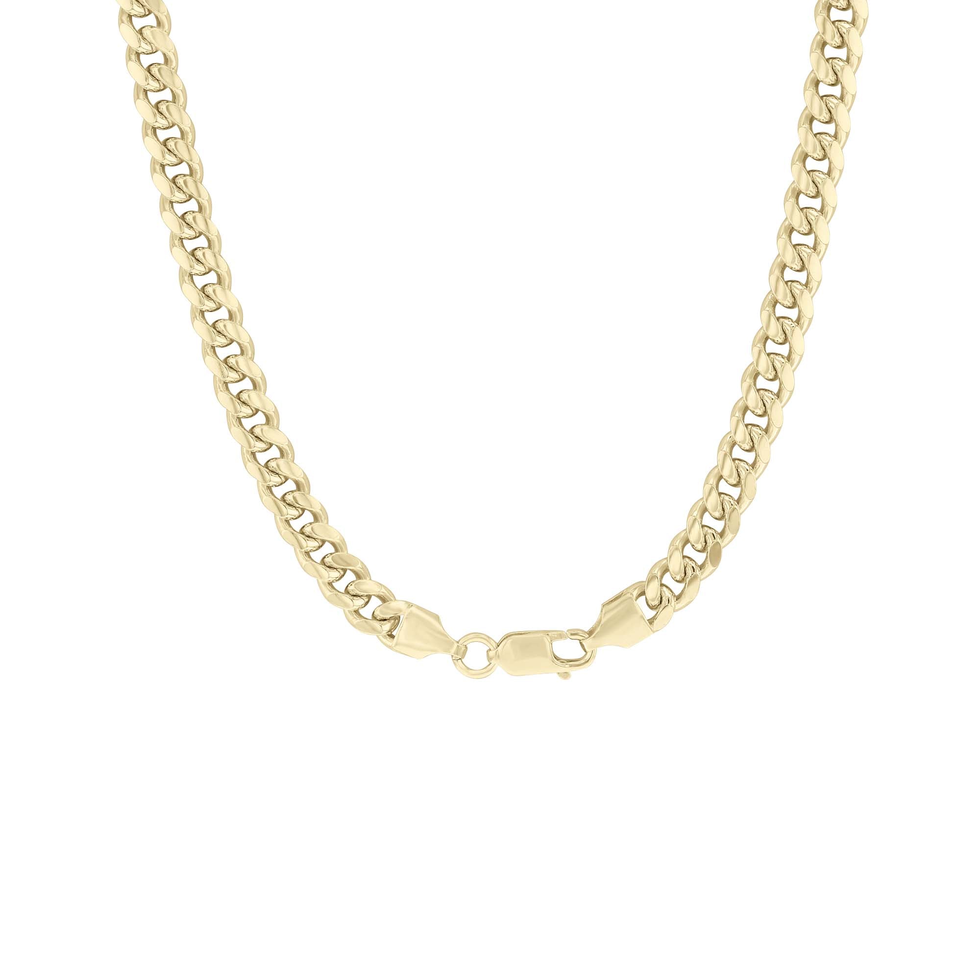 Franklin Silver & Gold Cuban Link Chain Necklace- 5.6mm