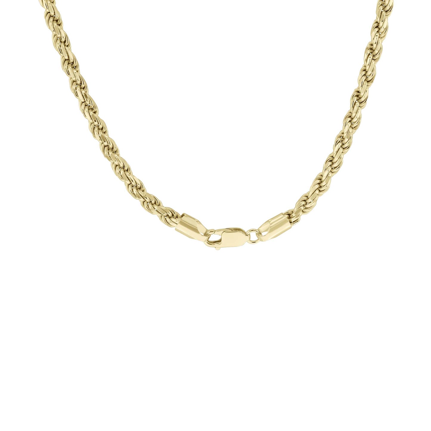 Franklin Silver & Gold Rope Chain Necklace- 5mm