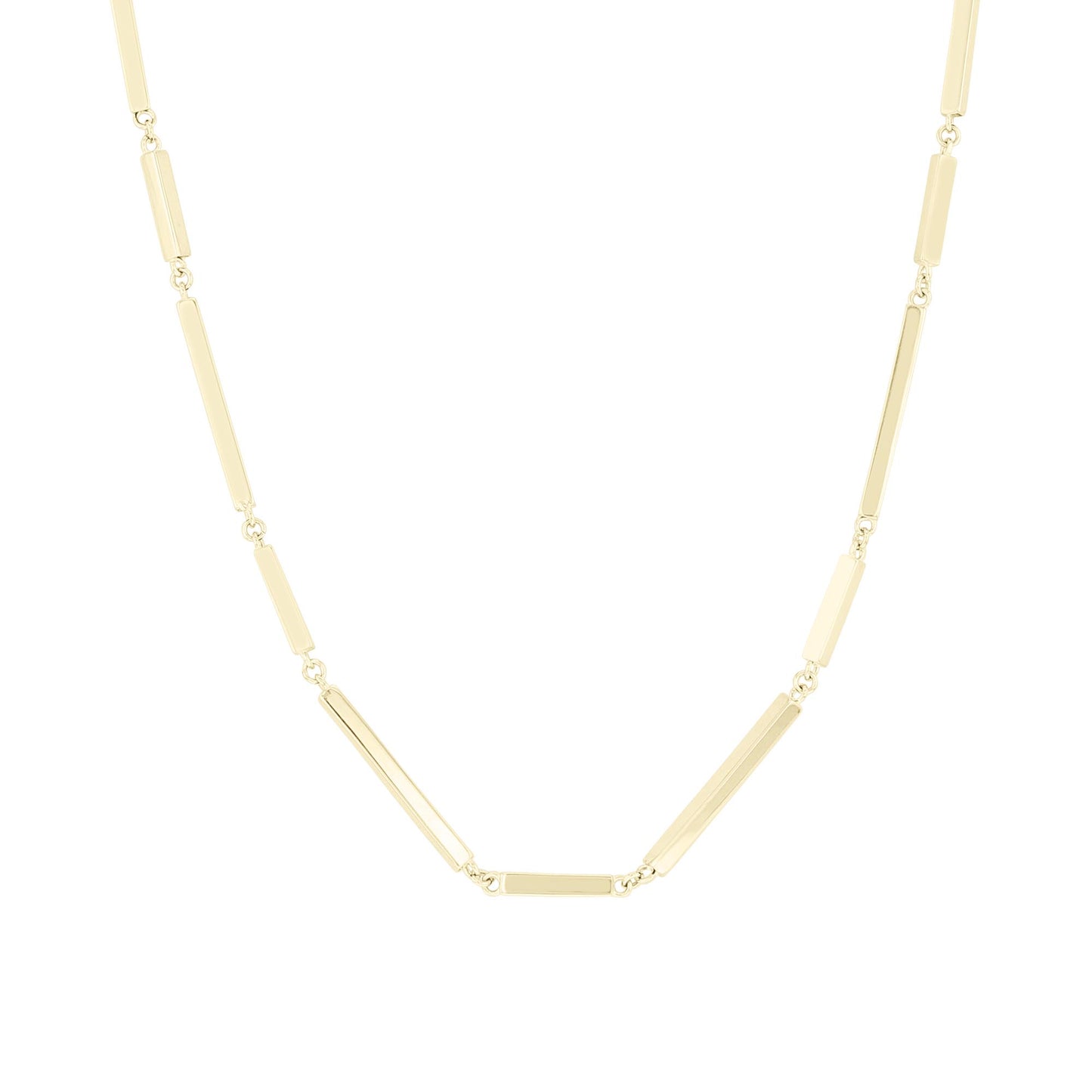 Amos Bar Link Gold Chain Necklace