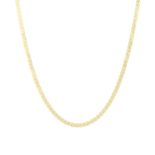 Mala Serpentine Chain Necklace- 3mm