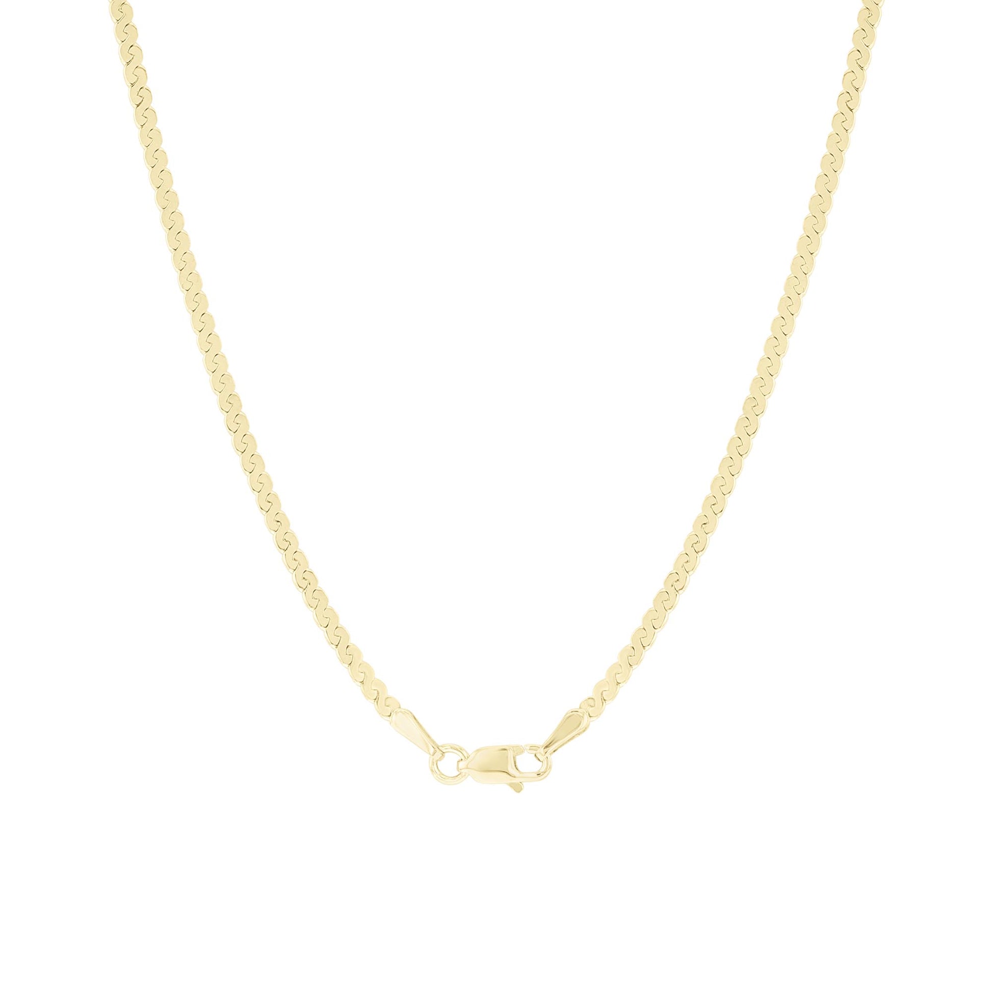 Mala Serpentine Chain Necklace 2mm