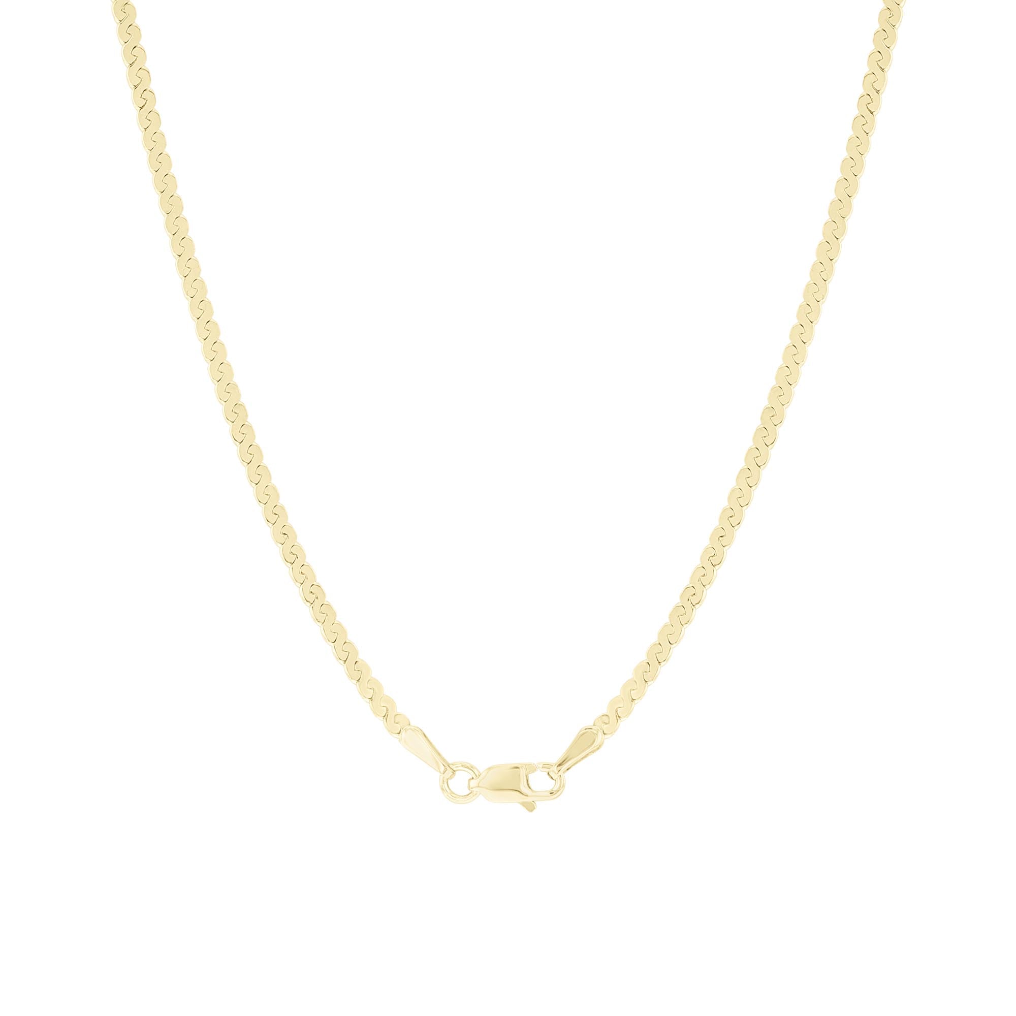 Mala Serpentine Chain Necklace 2mm