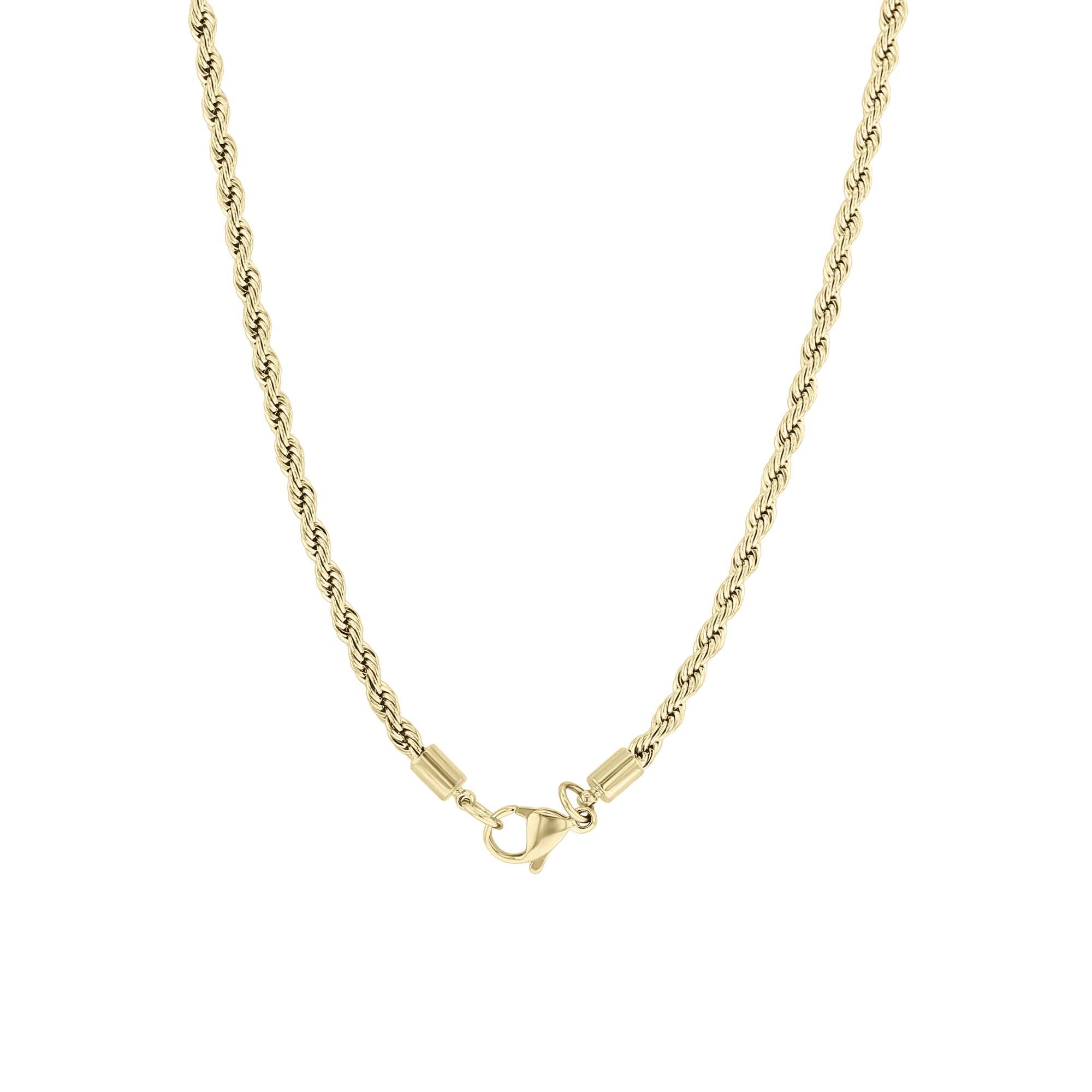 Davie Stainless Steel Rope Chain Necklace