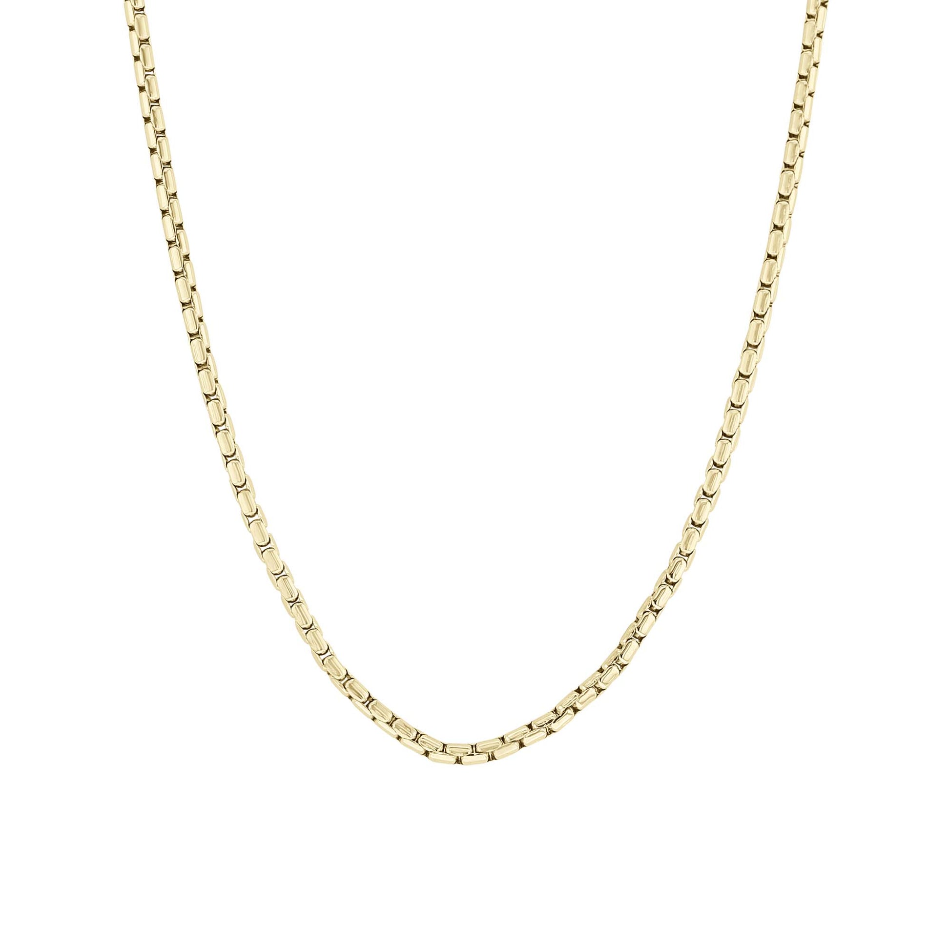 Wilson Stainless Steel Box Chain Necklace