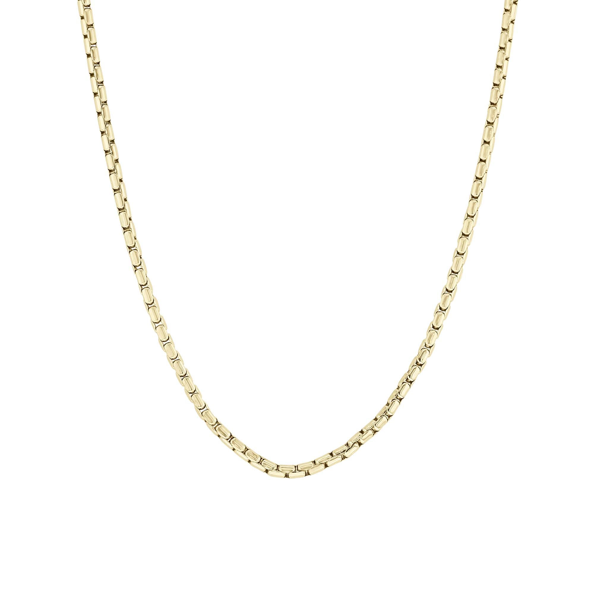 Wilson Stainless Steel Box Chain Necklace