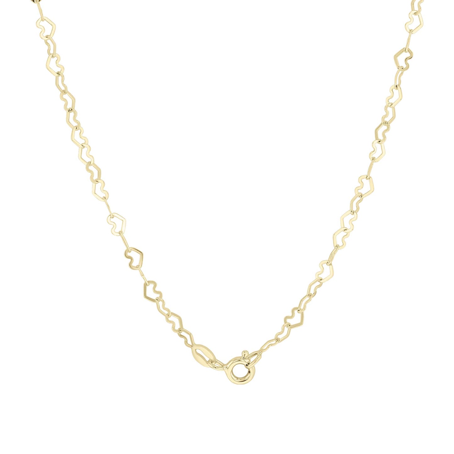 Heart to Heart Gold Chain Necklace