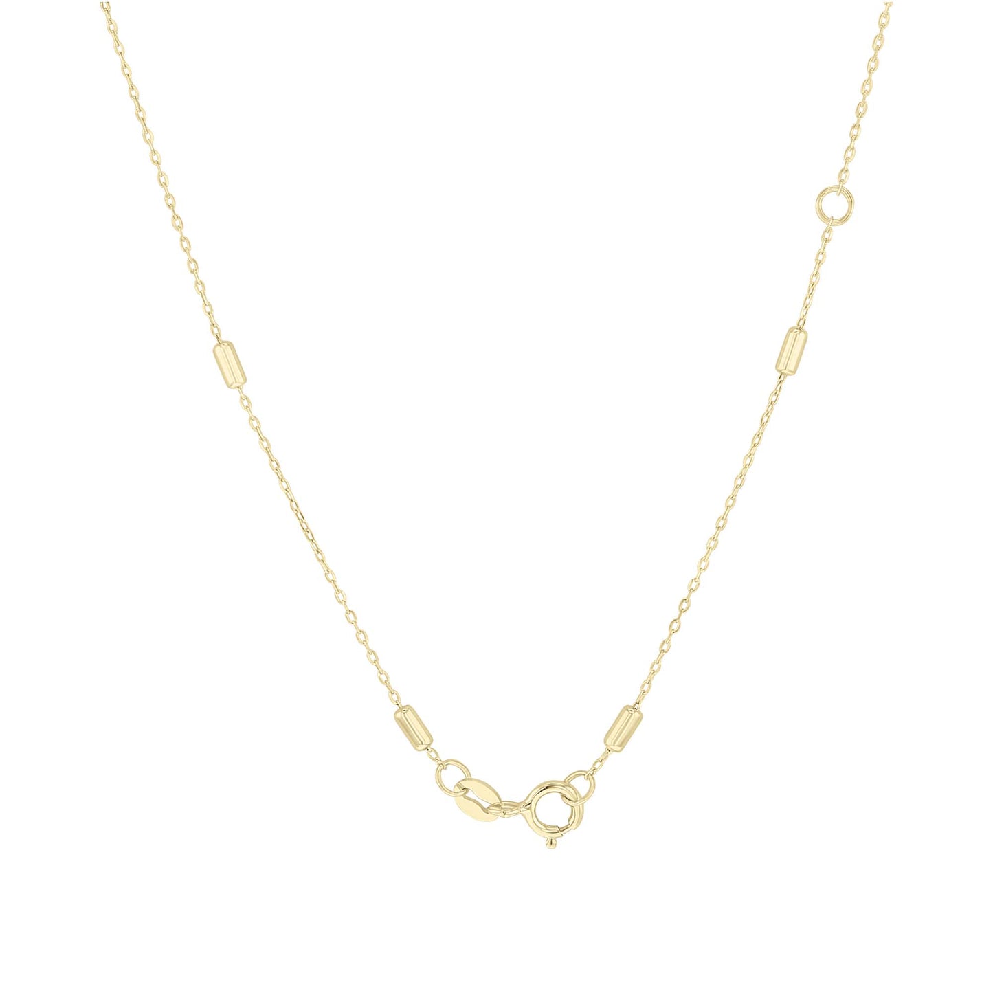 Melbourne Gold Barrel Station Chain Necklace