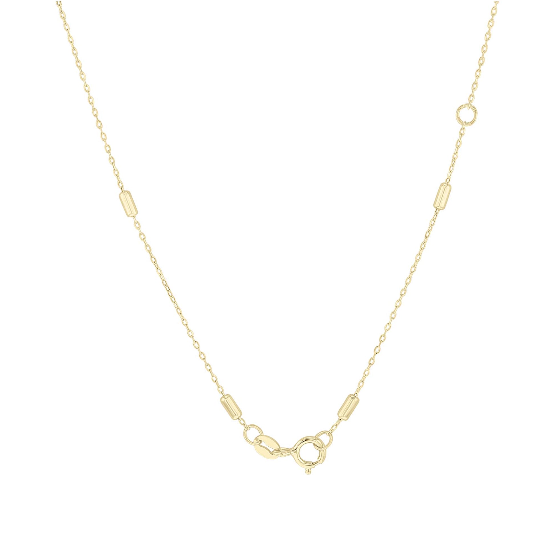 Melbourne Gold Barrel Station Chain Necklace